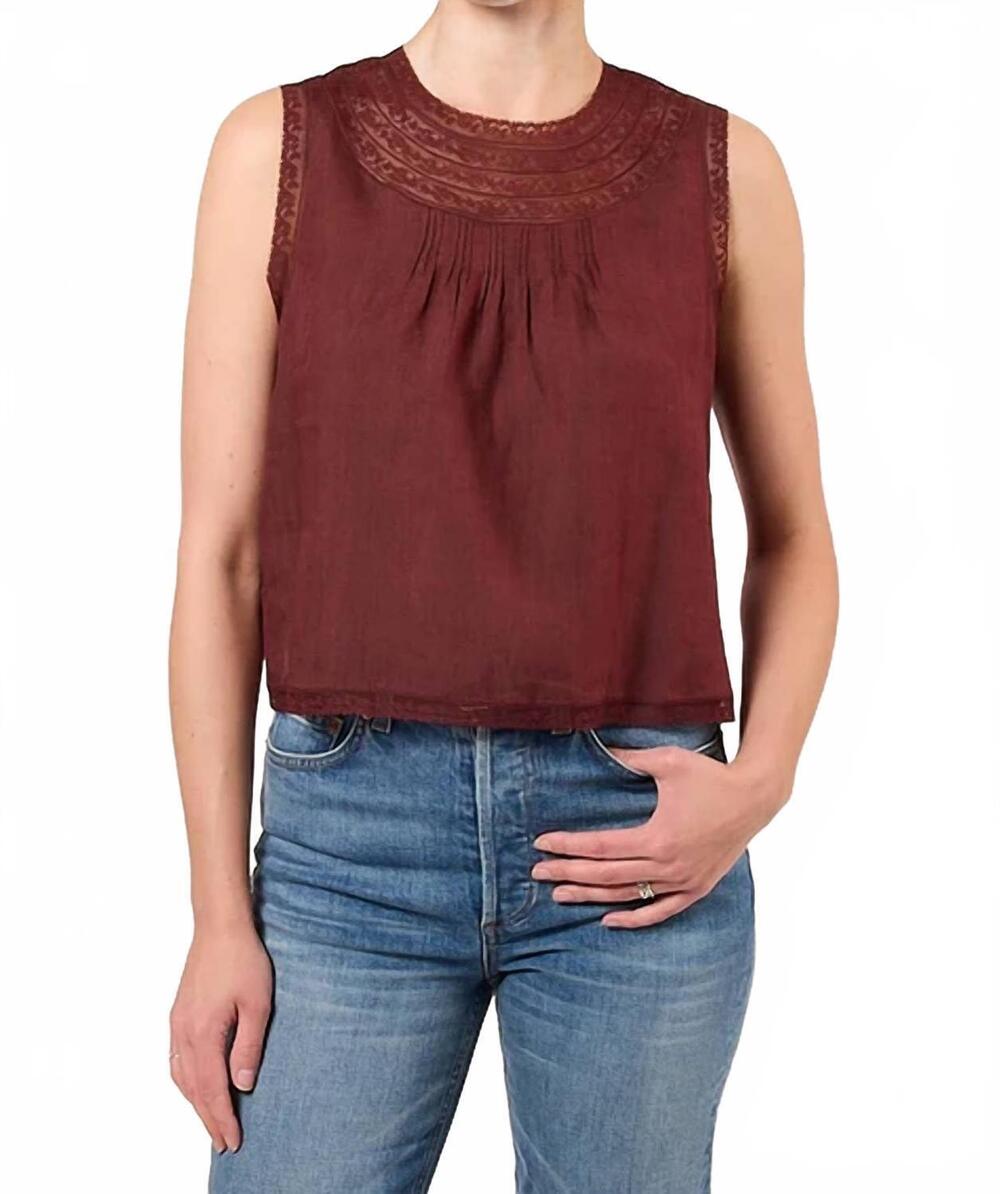 NEW DรEN liletta top in dahlia - Picture 6 of 7